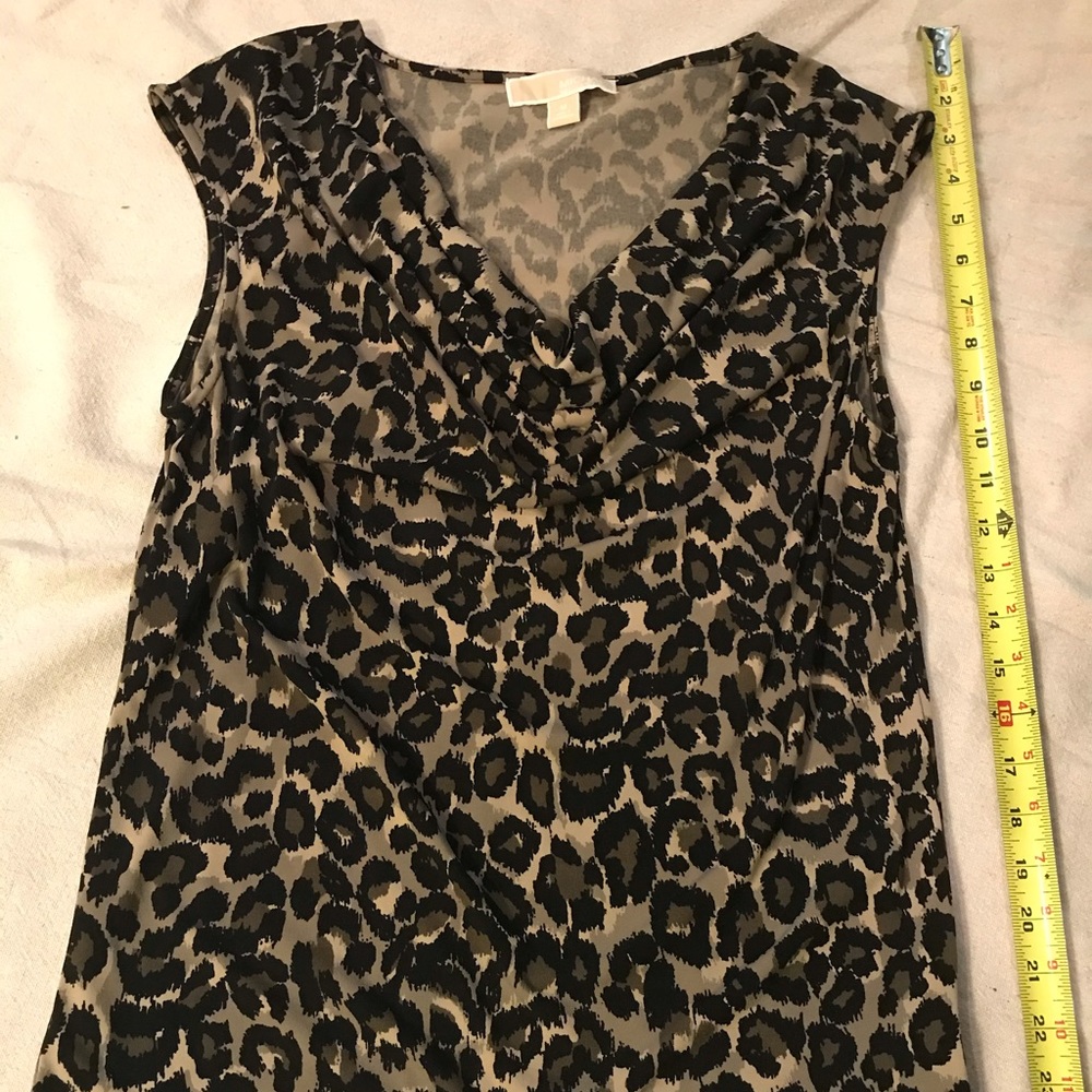 Michel Kors, M, sleeveless, cowl neckline, stretch